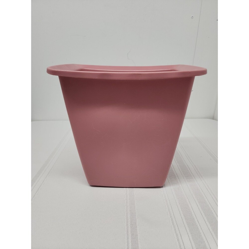 VTG Rubbermaid Pink Vanity Wastebasket #2952 Barbiecore Pretty In Pink 1970s EUC